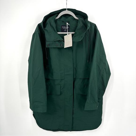 Everlane Jackets & Blazers - Everlane the ReNew Anorak in dark green Size M